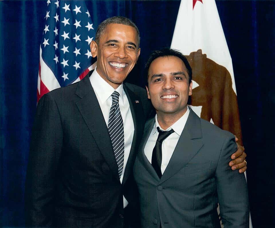 Gurbaksh Chahal meeting with President Obama in San Francisco