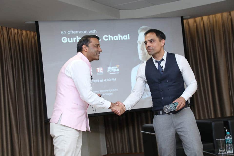 Introduced to lecture at the Indian School of Business