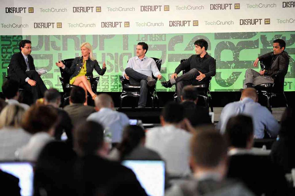On the TechCrunch Disrupt panel