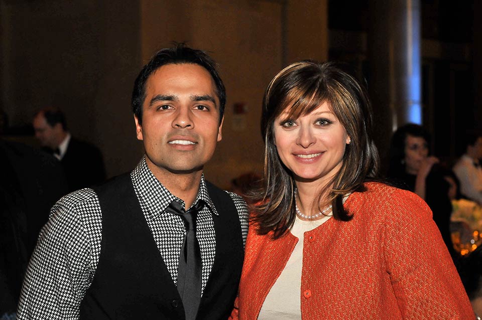 With Maria Bartiromo