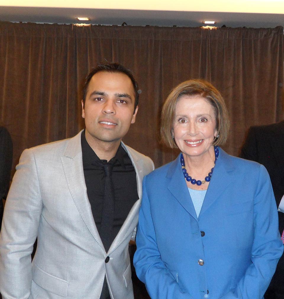 With Speaker of the House Nancy Pelosi